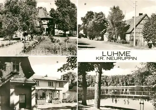AK / Ansichtskarte Luhme Erholungsheim Kinderferienlager Rat der Gemeinde Steg See Kat. Rheinsberg