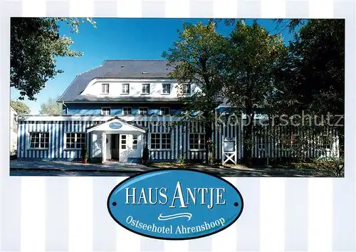 AK / Ansichtskarte Ahrenshoop Ostseebad Ostseehotel Haus Antje Kat. Ahrenshoop