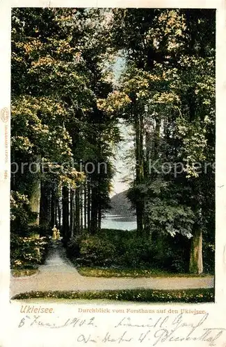 AK / Ansichtskarte Ukleisee Durchblick vom Forsthaus Kat. Eutin