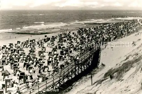 AK / Ansichtskarte Westerland Sylt Strandpartie Kat. Westerland