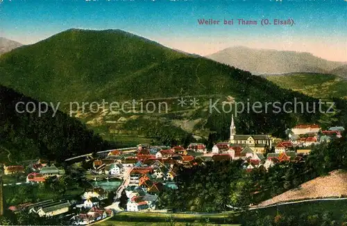 AK / Ansichtskarte Weiler Elsass Panorama Kat. Willer sur Thur