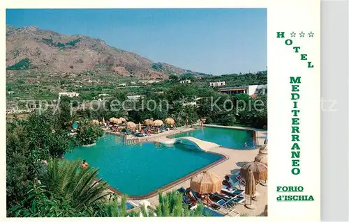 AK / Ansichtskarte Forio d Ischia Hotel Mediterrano Pool Kat. 