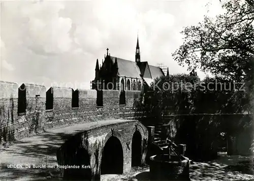 AK / Ansichtskarte Leiden Burcht Hooglandse Kerk Kat. Leiden