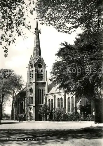 AK / Ansichtskarte Schoonhoven R. K. Kerk