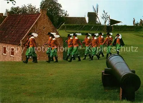 AK / Ansichtskarte Bourtange Kruithuisje peleton soldaten Kat. Westerwolde