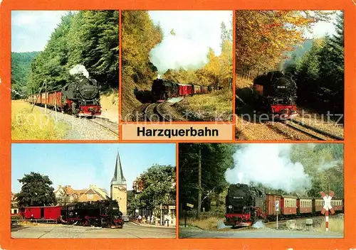 AK / Ansichtskarte Lokomotive Harzquerbahn  Kat. Eisenbahn