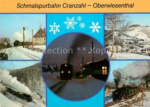 AK / Ansichtskarte Lokomotive Schmalspurbahn Cranzahl Oberwiesenthal  Kat. Eisenbahn