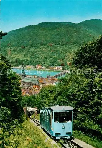 AK / Ansichtskarte Bergbahn Koenigsstuhl Heidelberg Kat. Bergbahn