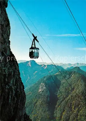 AK / Ansichtskarte Seilbahn Rauschberg Ruhpolding  Kat. Bahnen