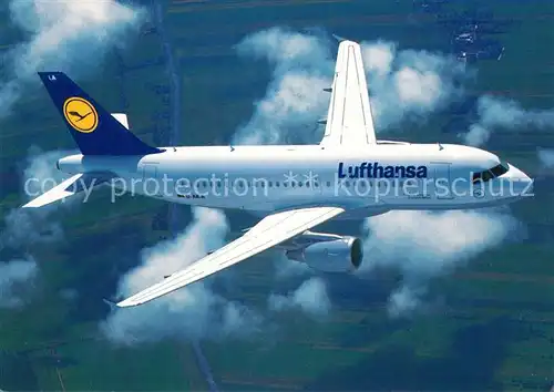 AK / Ansichtskarte Lufthansa Airbus A319 100 Kat. Flug