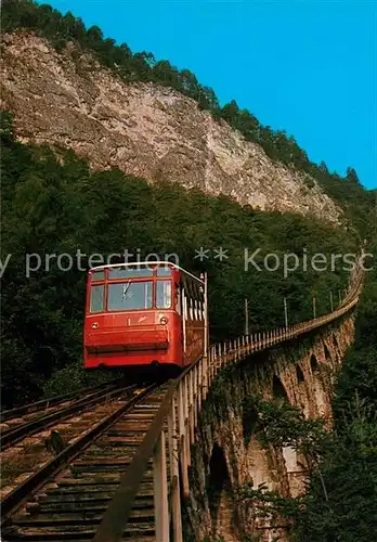 AK / Ansichtskarte Bergbahn Funicolare Medola Bolzano Mendelbahn  Kat. Bergbahn