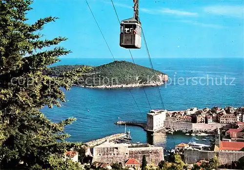 AK / Ansichtskarte Seilbahn Dubrovnik Lokrum Kat. Bahnen