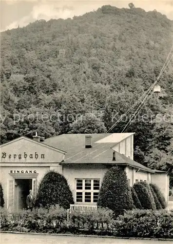 AK / Ansichtskarte Seilbahn Burgberg Bad Harzburg  Kat. Bahnen