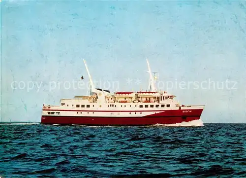 AK / Ansichtskarte Schiffe Ships Navires M F Sydfyn 