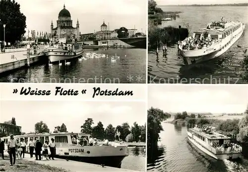 AK / Ansichtskarte Motorschiffe Weisse Flotte Potsdam  Kat. Schiffe