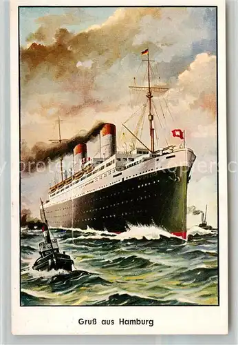 AK / Ansichtskarte Dampfer Oceanliner Hamburg  Kat. Schiffe