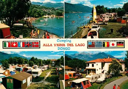 AK / Ansichtskarte Dongo Lago di Como Camping Alla Vigna del Lago Kat. Italien