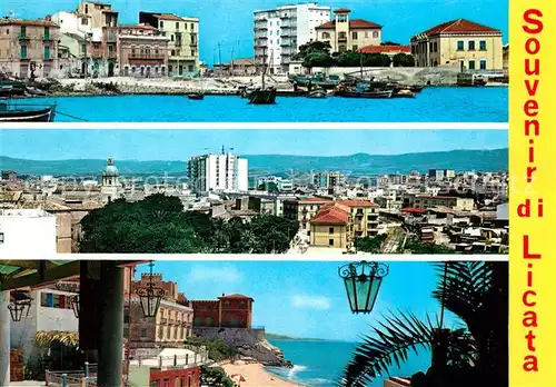 AK / Ansichtskarte Licata Hafen Hotelanlagen Panorama