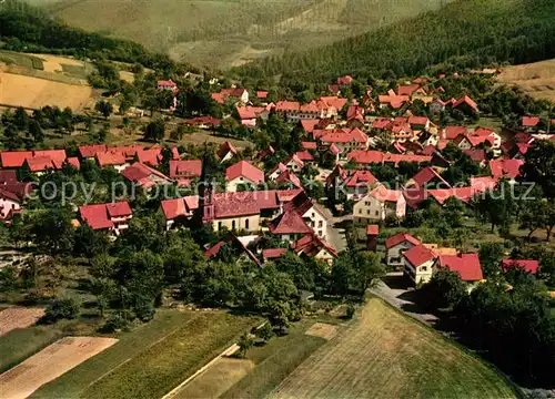 AK / Ansichtskarte Waldkatzenbach Kurort Wintersportplatz im Hochodenwald Fliegeraufnahme Kat. Waldbrunn