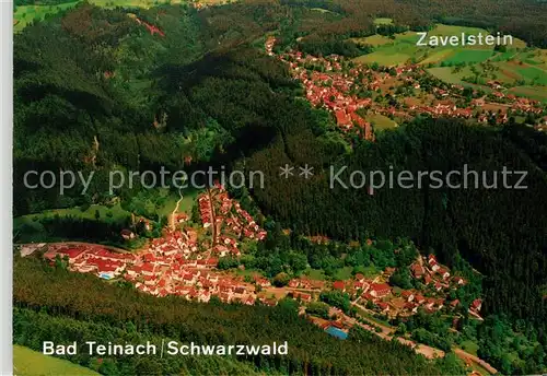 AK / Ansichtskarte Bad Teinach Zavelstein Fliegeraufnahme  Kat. Bad Teinach Zavelstein