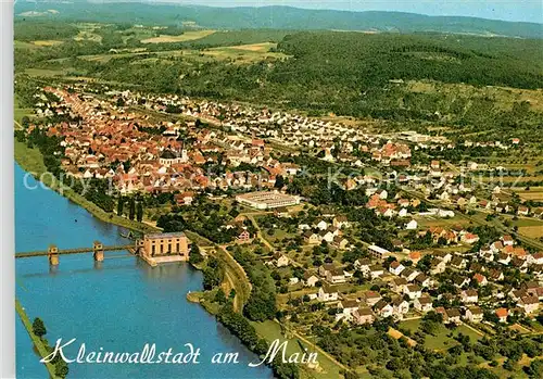 AK / Ansichtskarte Kleinwallstadt am Main Fliegeraufnahme  Kat. Kleinwallstadt