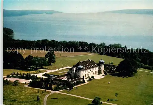 AK / Ansichtskarte Bernried Starnberger See Klinik Hoehenried Fliegeraufnahme  Kat. Bernried