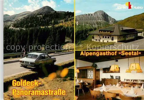 AK / Ansichtskarte Stockenboi Zlan Goldeck Panoramastrasse Alpengasthof Seetal Gaststube