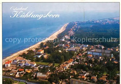 AK / Ansichtskarte Kuehlungsborn Ostseebad Fliegeraufnahme Kat. Kuehlungsborn