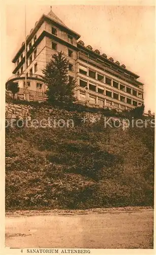 AK / Ansichtskarte Altenberg Erzgebirge Sanatorium Altenberg Kat. Geising