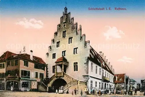 AK / Ansichtskarte Schlettstadt Rathaus Kat. Selestat