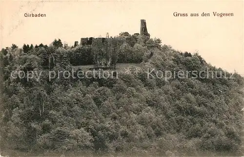 AK / Ansichtskarte Girbaden Ruine Kat. Mollkirch