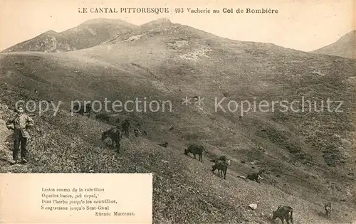 AK / Ansichtskarte La Vacherie au Col de Rombiere Kat. La Vacherie