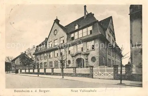 AK / Ansichtskarte Bensheim Bergstrasse Neue Volksschule Kat. Bensheim