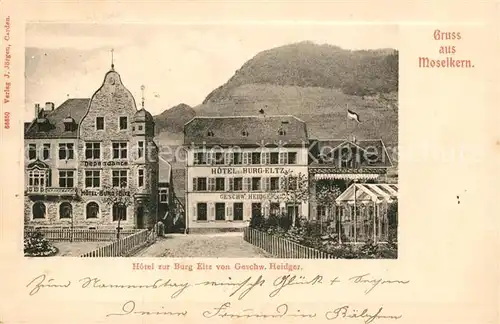 AK / Ansichtskarte Moselkern Hotel zur Burg Eltz Kat. Moselkern