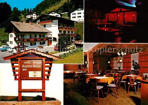 AK / Ansichtskarte Partenen Vorarlberg Gasthaus Hubertusklause Hotel Gaststube Kat. Gaschurn