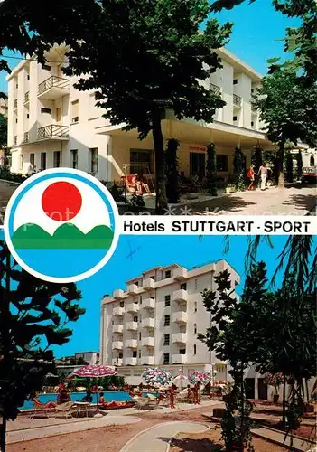AK / Ansichtskarte Cesenatico Hotels Stuttgart Sport Swimming Pool Kat. Italien