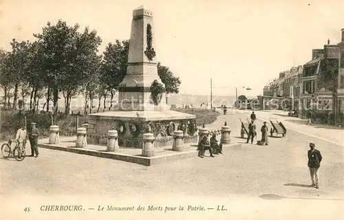 AK / Ansichtskarte Cherbourg Octeville Basse Normandie Le Monument des Morts pour la Patrie Kat. Cherbourg Octeville