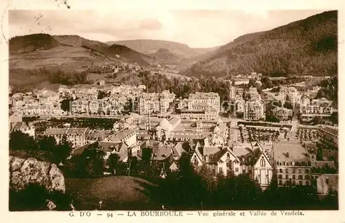 AK / Ansichtskarte La Bourboule Vue generale et Vallee de Vendeix Kat. La Bourboule