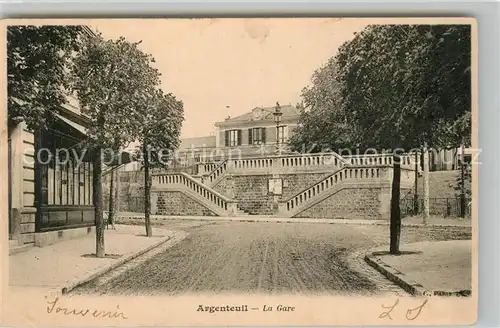 AK / Ansichtskarte Argenteuil Val d Oise La Gare Kat. Argenteuil