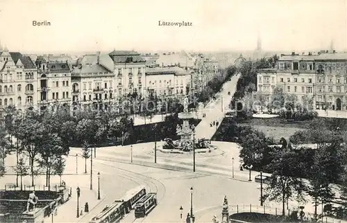 AK / Ansichtskarte Berlin Luetzowplatz Strassenbahn Kat. Berlin