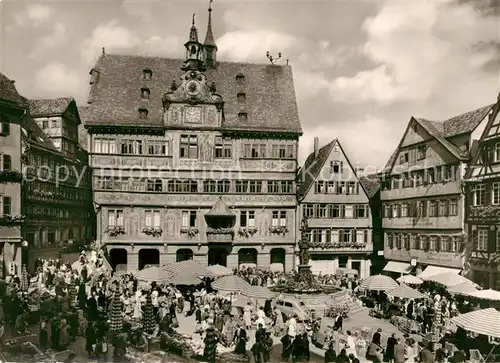 AK / Ansichtskarte Tuebingen Marktplatz Kat. Tuebingen