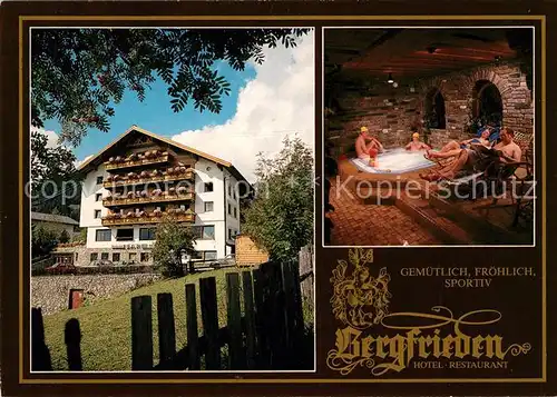 AK / Ansichtskarte Fiss Tirol Hotel Restaurant Bergfrieden Kat. Fiss