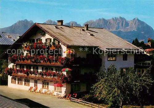 AK / Ansichtskarte Kitzbuehel Tirol Pension Hummer Alpenblick Kat. Kitzbuehel