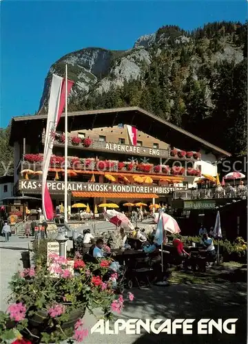 AK / Ansichtskarte Hinterriss Tirol Alpencafe Eng Kat. Vomp