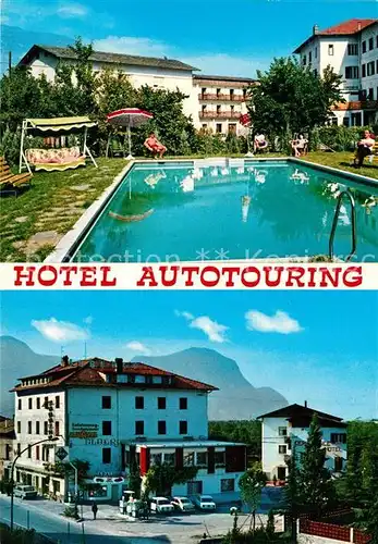 AK / Ansichtskarte Laghetti di Egna Hotel Autotouring Swimming Pool