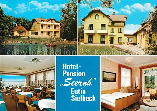 AK / Ansichtskarte Sielbeck Holsteinische Schweiz Hotel Pension Seeruh Kat. Eutin