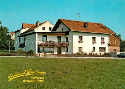 AK / Ansichtskarte Birnbach Rottal Gaestehaus Hasenberger Aunham