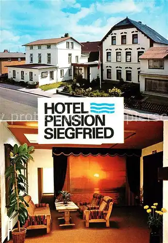 AK / Ansichtskarte Buesum Nordseebad Hotel Pension Siegfried Kat. Buesum