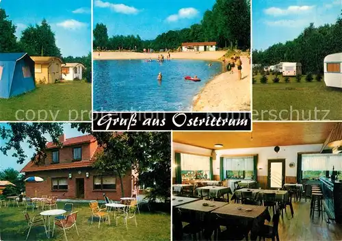 AK / Ansichtskarte Ostrittrum Gastwirtschaft Pension Stein Damm Riede Campingplatz  Kat. Doetlingen