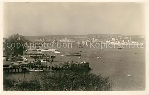 AK / Ansichtskarte Kiel Die Flotte im Hafen Kat. Kiel